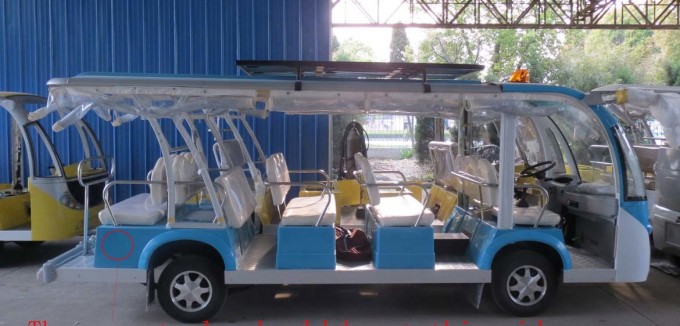 Electric Shuttle Bus, Mini Electric Train, CE Approved, Eg6158k Image1