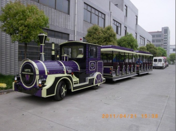 Amusement Electric Trackless Train for Parks, Shopping Mall Image1