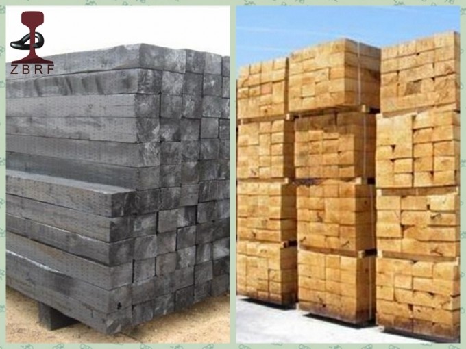 Wooden Sleeper for Railroad Construction Image1