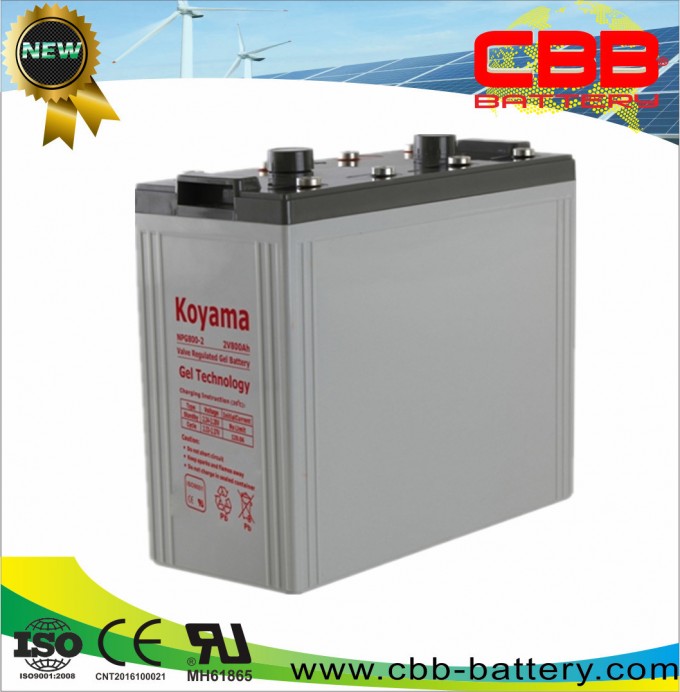 800ah 2V Gel Storage Battery for Railway/Telecom Image1