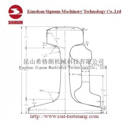 Astma1 Arema Standard 132re Steel Crane Rail