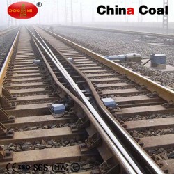 Railway Turnout Symmetric Track Switch