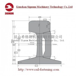 Astma1 Arema Standard Asce85 Steel Crane Rail