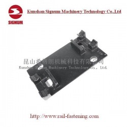 Railway Tie Plate for Railroad Fasteners