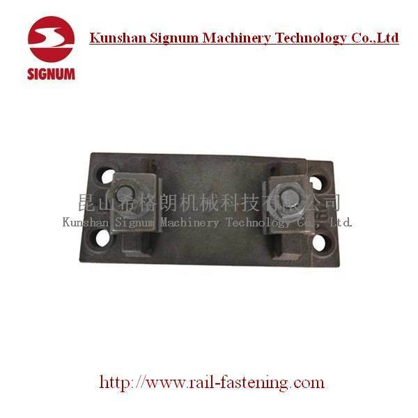 Steel Raiload Plate for Railroad Fastening Image1