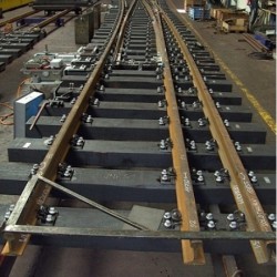 Railroad Tracks Frog Junction Switch Crossing