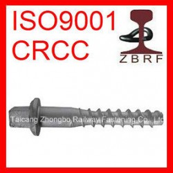 Ss8 Screw Spike, Rail Screw, Railroad Fastener