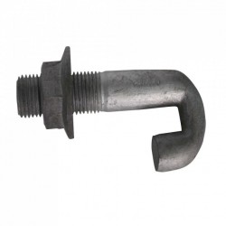 Plain Steel Bent Anchor Bolt with Nuts