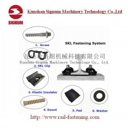 Rail Fastening System with Kpo Clip