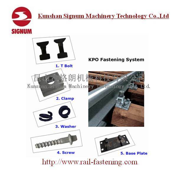 Railway Kpo Clamp Railway Fastener System Image1
