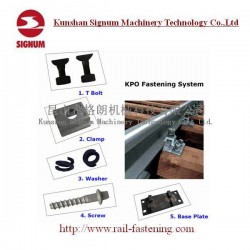 Railway Kpo Clamp Railway Fastener System