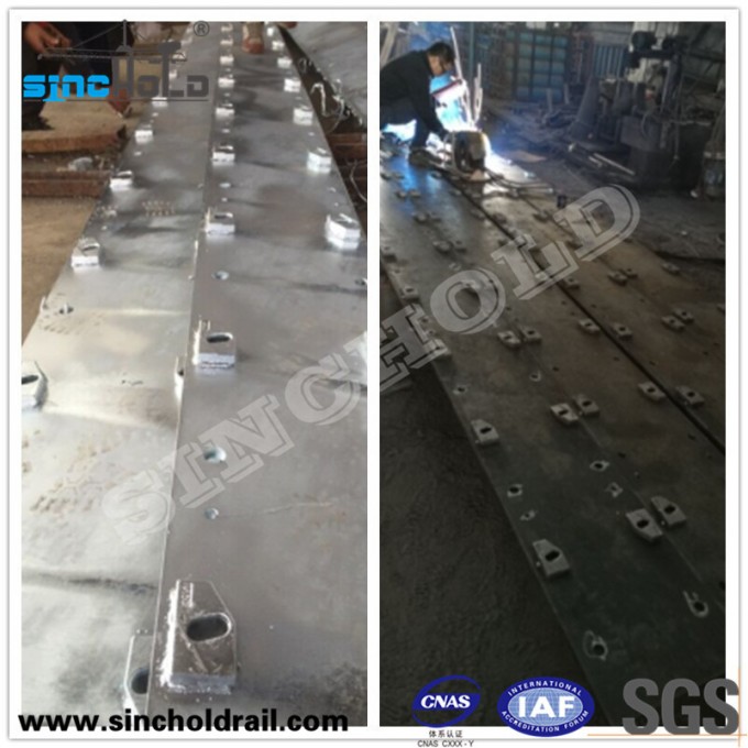 Port Crane Rail Foundation Continuous Steel Plates Image1