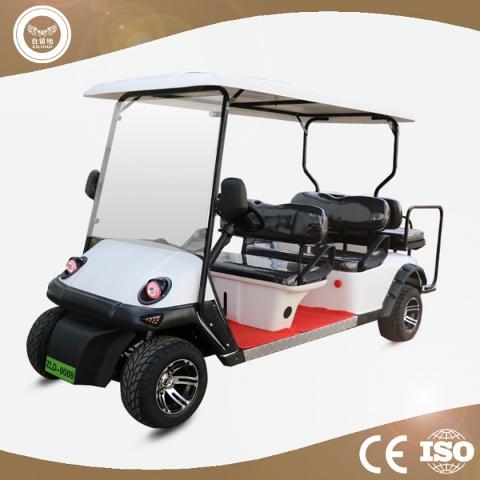 2018 New Model 4+2 Electric Golf Cart on Sale Image1