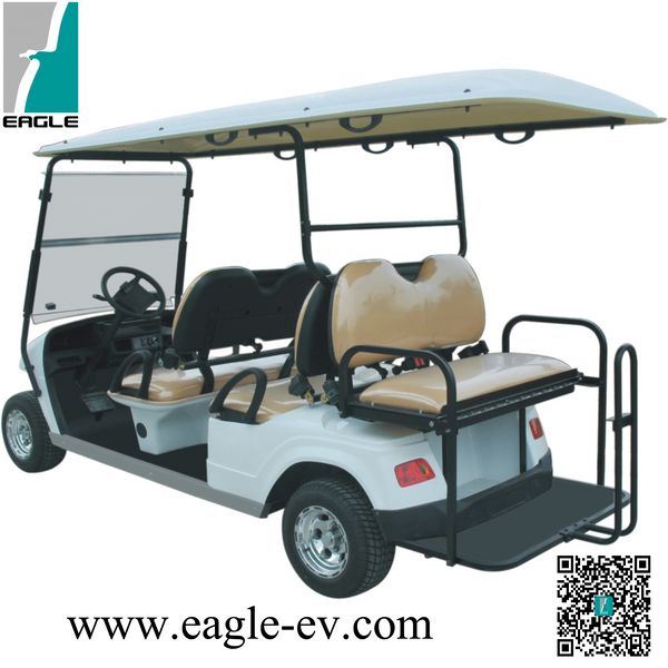 Eg2048ksz, 6 Seaters Fast and Luxury Electric Powerful Golf Cart Image1