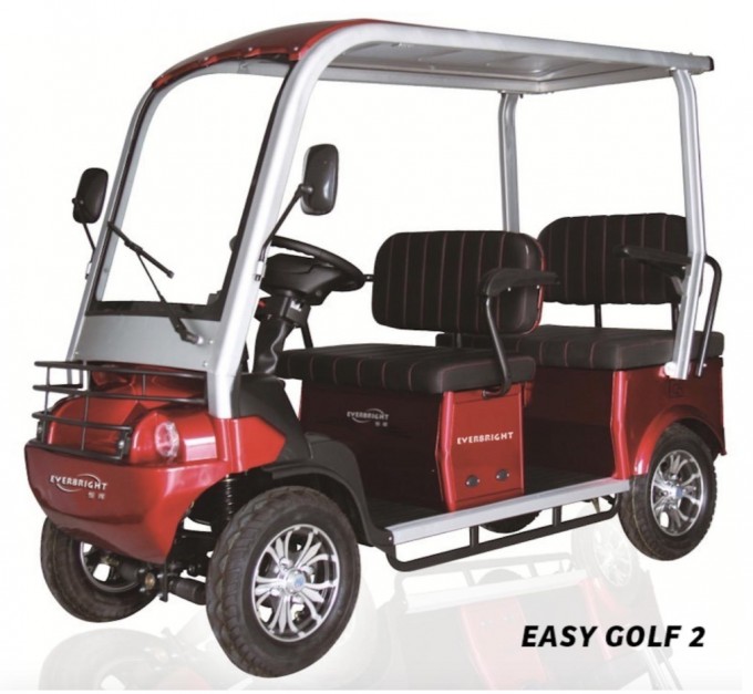 Ce Wholesale Four Wheel Electric Golf Cart with Four Seats Image1