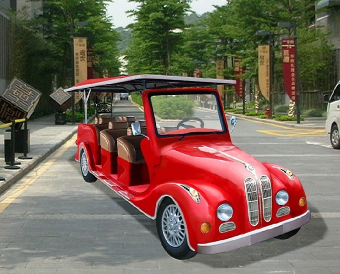 8 Passenger Electric Vintage Cart (Lt-S8. FB) Image1