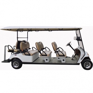 8 Seats Custom Golf Carts with Jumper Seat Image1