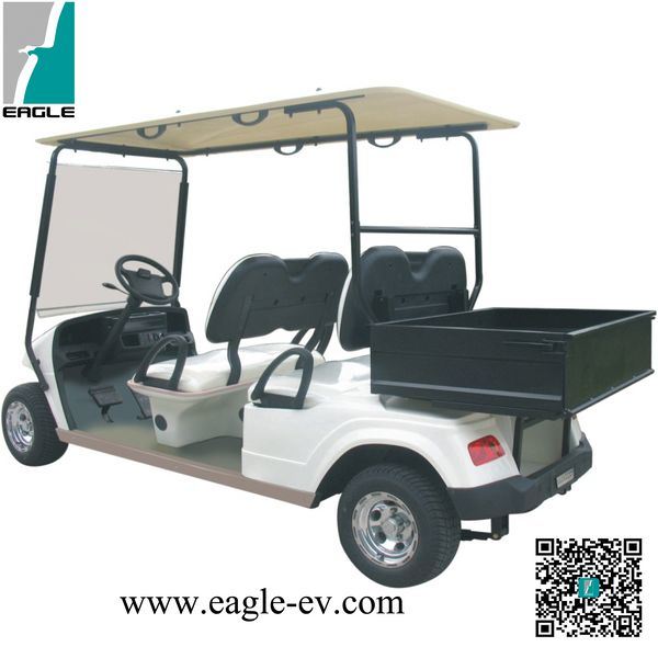 Electric Golf Cart with Cargo Box for Hotel Image1