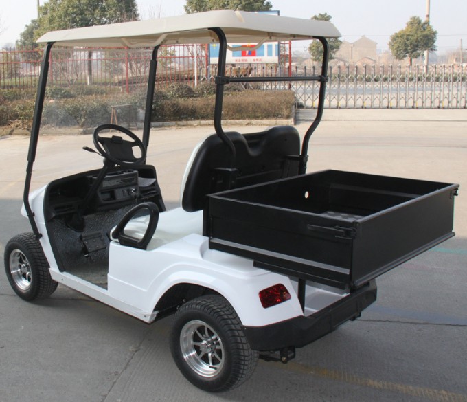 Four Wheel Hot Sale Electric Golf Cart with Cargo Box Image1