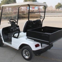 Four Wheel Hot Sale Electric Golf Cart with Cargo Box