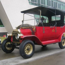 Excellent Quality 48V Battery Powered Vintage Car Retro Carts