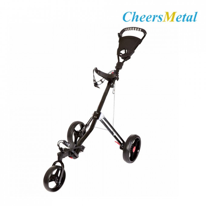 3 Wheel Hand Push Golf Trolley Image1