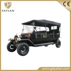 Antique Private 8 Seats Royal Sightseeing Resort Electric Passenger Cart