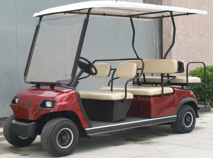 Wholesale 4 Wheels Electric Golf Cart 6 Seaters Image1