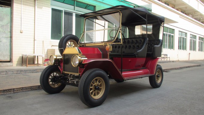 Battery Operated Passenger Transport Cart for Tourist Area Image1