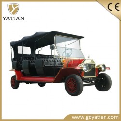 Battery Powered Classic Shuttle Electric Sightseeing Club Cart for Resort