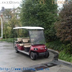 Red 6 Person Electric Golf Cart on Sale