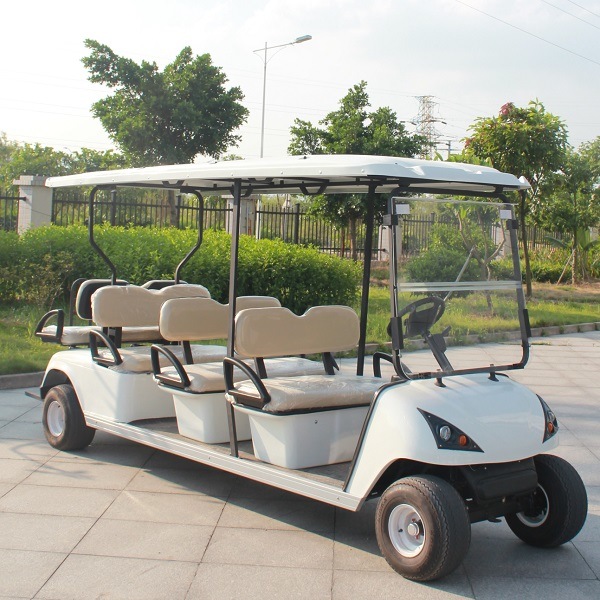 Heavy Duty 8 Person Electric Golf Shuttle Cart with CE (DG-C6+2) Image1