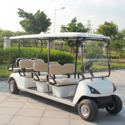 Heavy Duty 8 Person Electric Golf Shuttle Cart with CE (DG-C6+2)