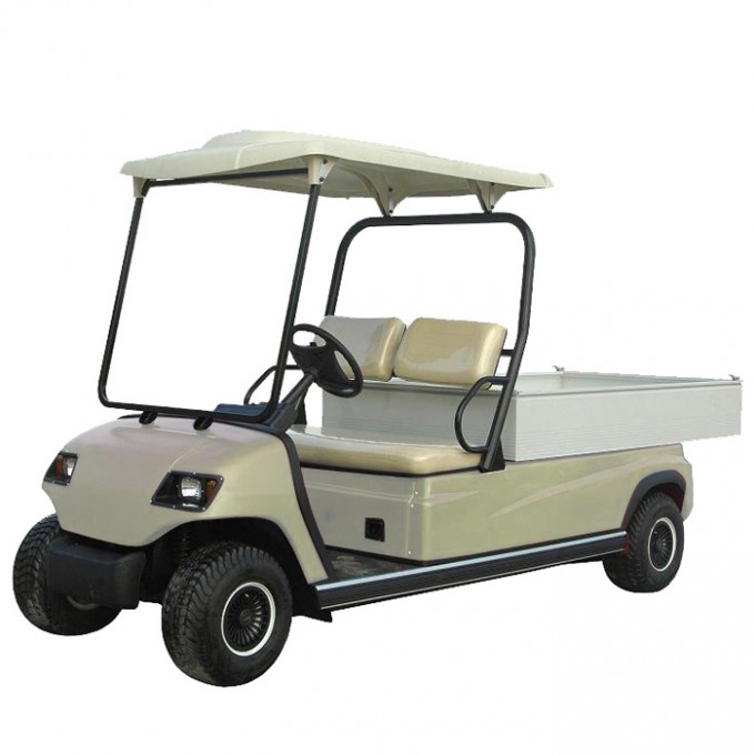 2 Person Electric Golf Cart with Cargo Car Image1