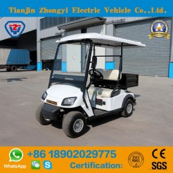 Zhongyi off Road Battery Powered Classic Shuttle Electric Sightseeing Cargo Golf Cart with Ce Certif