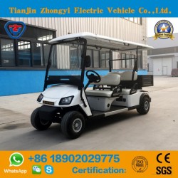 Zhongyi 4 Passengers off Road Battery Powered Classic Shuttle Sightseeing Cargo Mini Electric Golf C