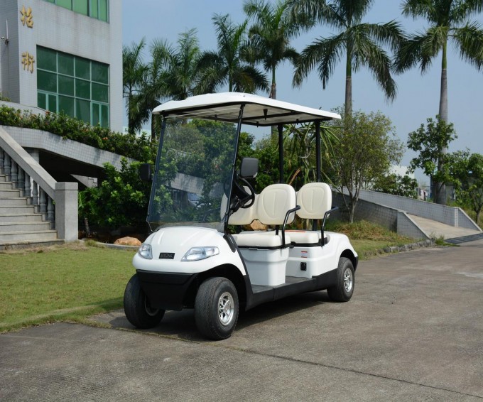 New Model 4 Wheels Electric Golf Club Cart Image1
