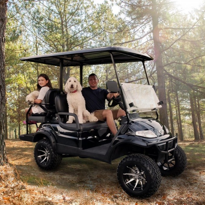 4 Wheels Electric Golf Cart Image1
