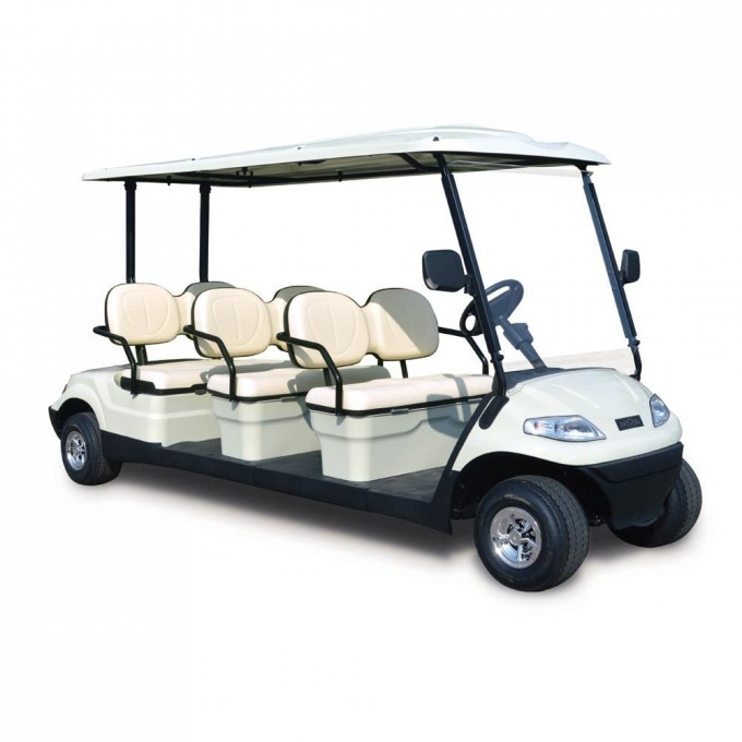 4 Wheels Electric Club Cart Use in Golf Course and Hotel Image1