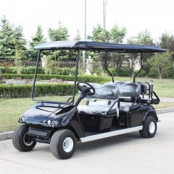 Manufacturers Supply 6 Seats Black Electric Golf Cart Dg-C4+2