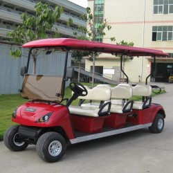 Airport 6 Passenger Electric Golf Shuttle Cart for Sale (DG-C6)