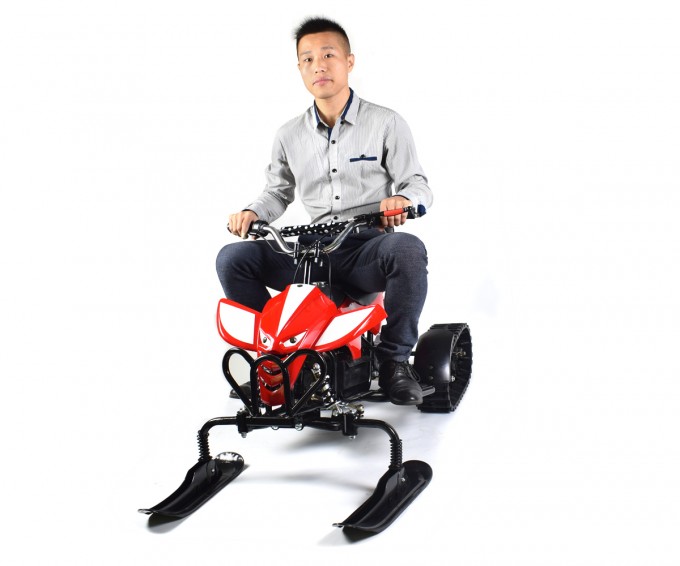 Smart New Winter Balance Car Electric Ski Snow Mobile for Kids Image1