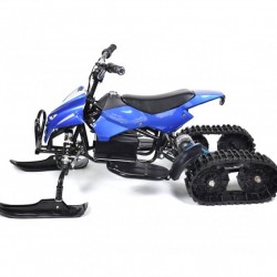 Winter Snow Tranportation Scooter Electric Ski Mobile with Rubber Tracks for Kids