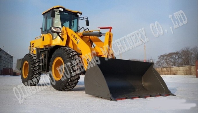 Big Cleaning Snow Machine Tractor Loader Hzm933 Front Mini Wheel Loader for Sale Image1
