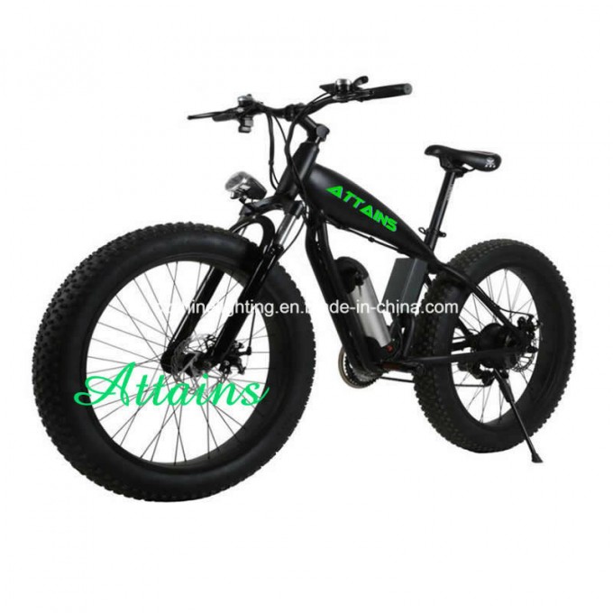 26*4.0 Inch 500W Beach Snow Mountain Fat Tire Electric Bike Image1