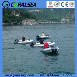 Made in China PVC/Hypalon Material Inflatable Pontoon Boats