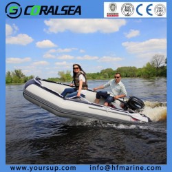 Foldable PVC/Hypalon Inflatable Rubber Fishing Inflatable Boats