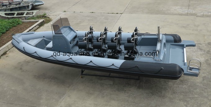 Aqualand 30feet 9m Rib Boat /Inflatable Boat/Passenger Boat (RIB900B) Image1