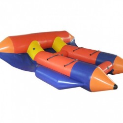 High Quality PVC Material Orange Inflatable Flying Fish Boat Chw303