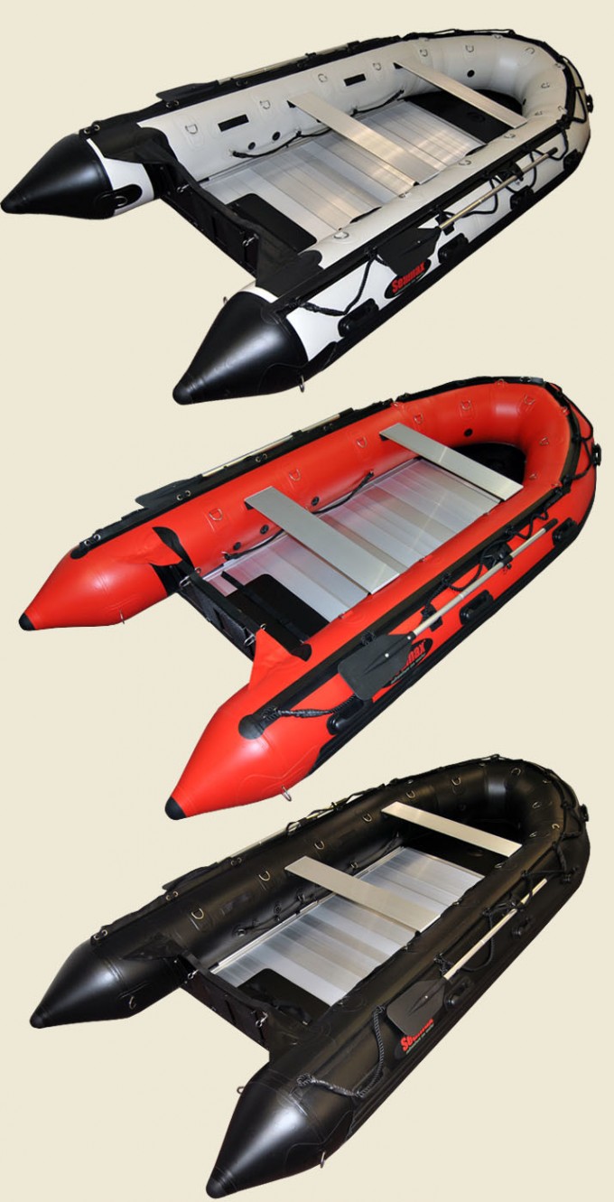 Aluminum Floor Inflatable Fishing Boats Rowing Boat Image1